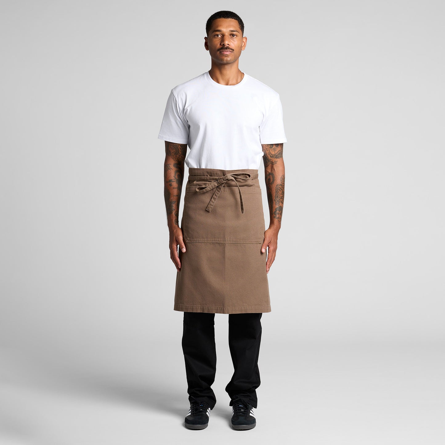 AS COLOUR CANVAS HALF APRON