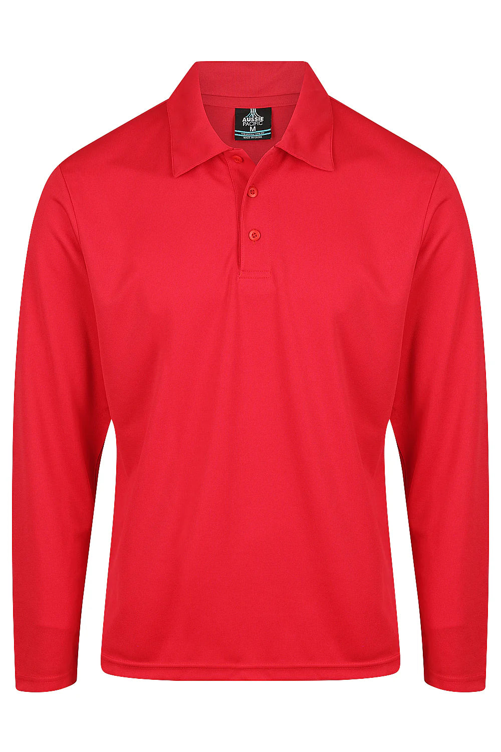 AUSSIE PACIFIC BOTANY LONG SLEEVE  POLO-MEN'S