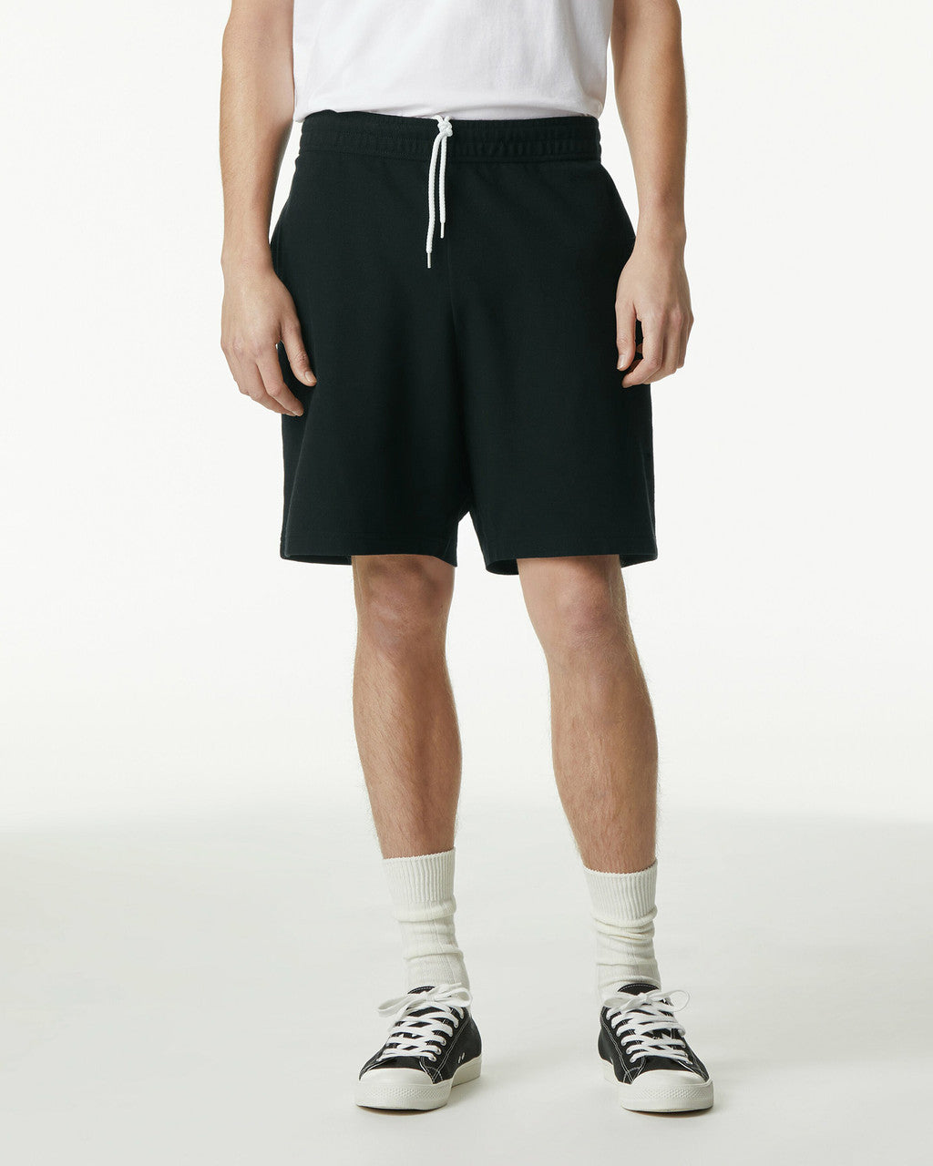 AMERICAN APPAREL ADULT PIQUE GYM SHORTS-MEN'S