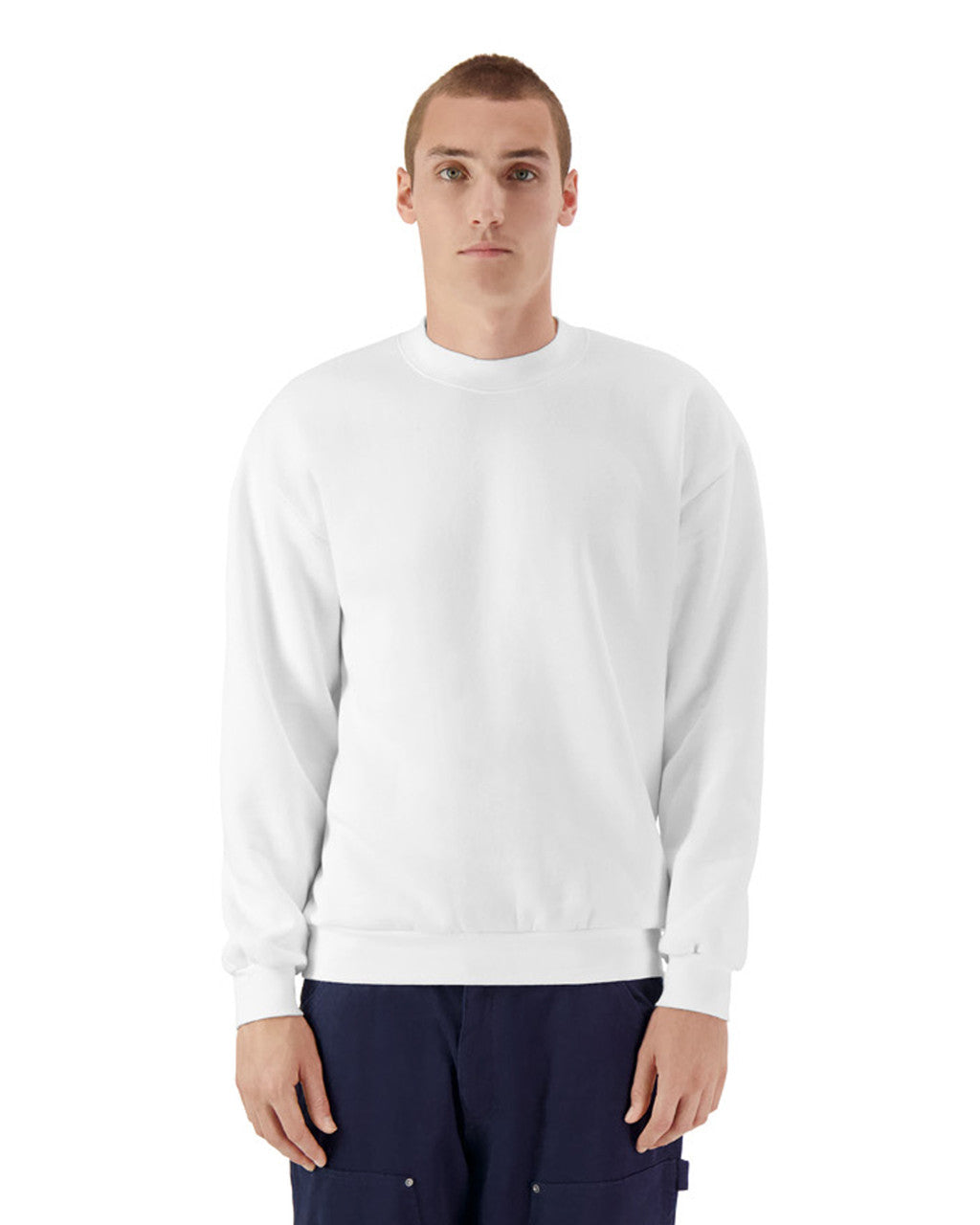 AMERICAN APPAREL REFLEX CREWNECK SWEATSHIRT-UNISEX