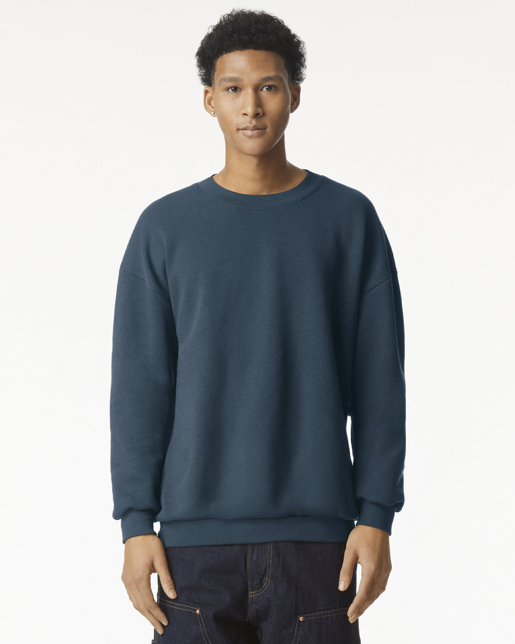 AMERICAN APPAREL REFLEX CREWNECK SWEATSHIRT-UNISEX