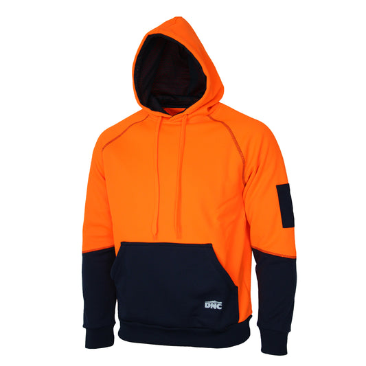 DNC HIVIS SOFTSHELL HOODIE-UNISEX