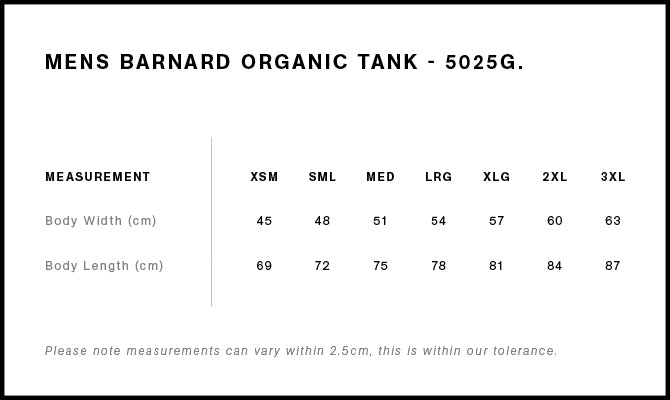 AS COLOUR BARNARD ORGANIC TANK-MEN'S