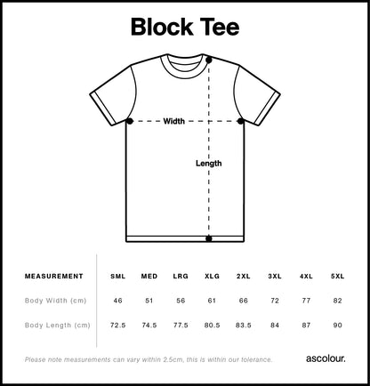 AS COLOUR BLOCK TEE-MEN'S