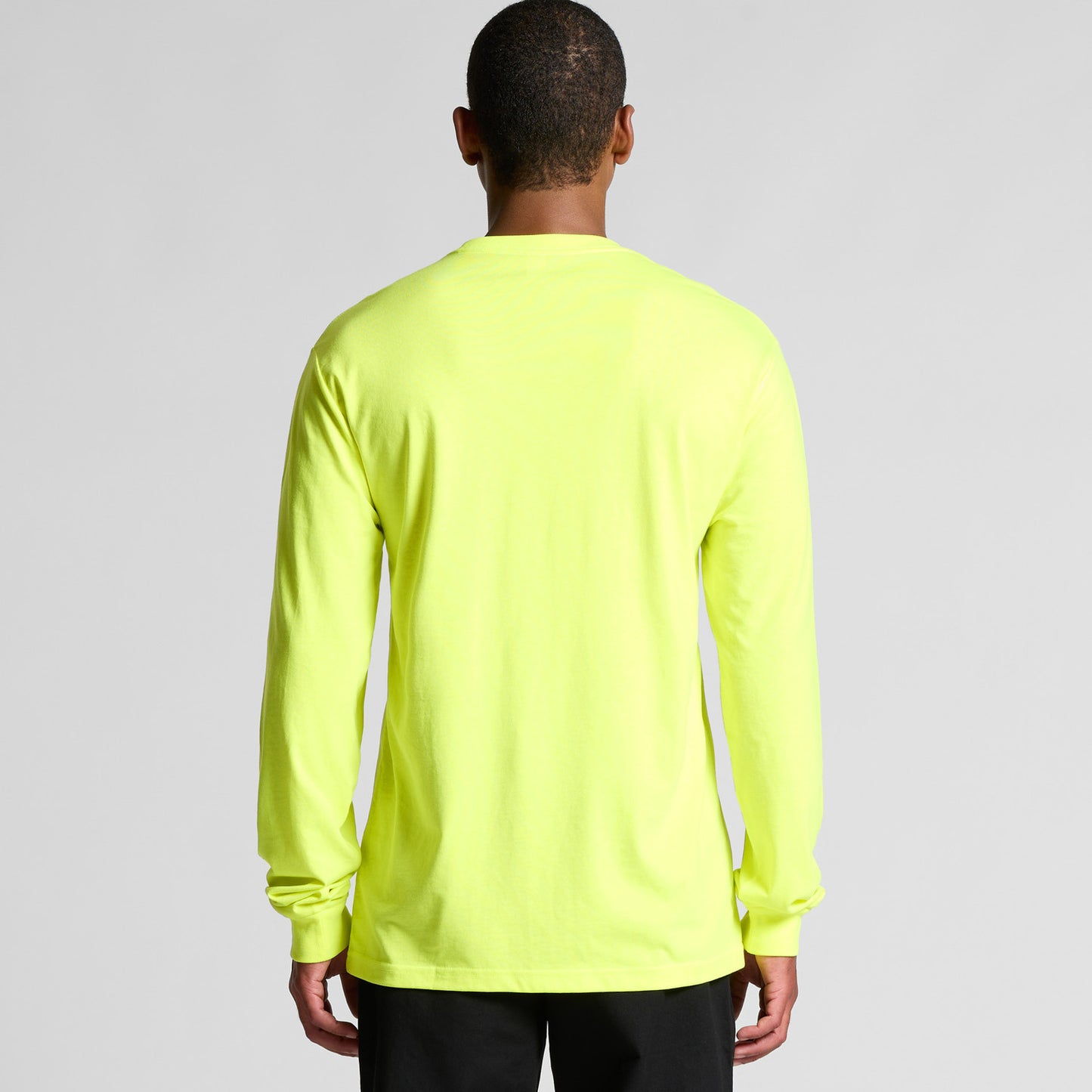 AS COLOUR BLOCK SAFETY LONG SLEEVE TEE-MEN'S