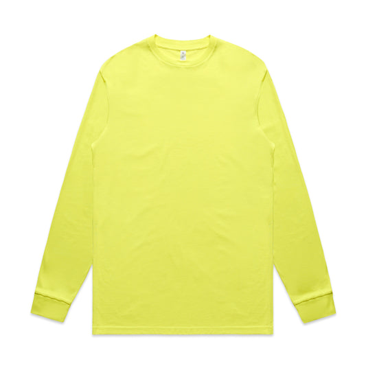 AS COLOUR BLOCK SAFETY LONG SLEEVE TEE-MEN'S