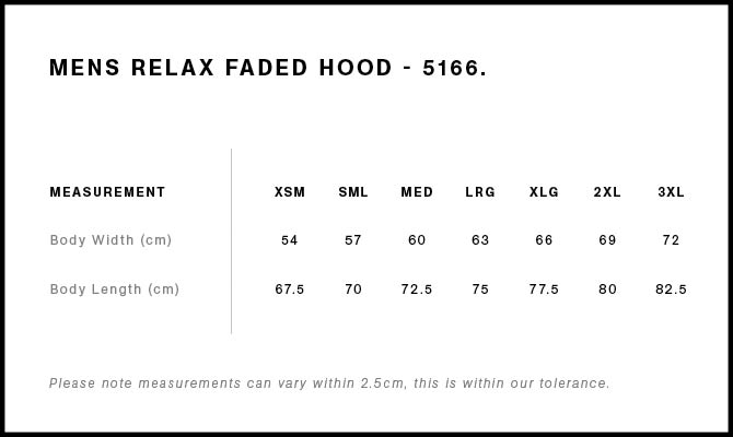 AS COLOUR RELAX FADED HOOD-MEN’S