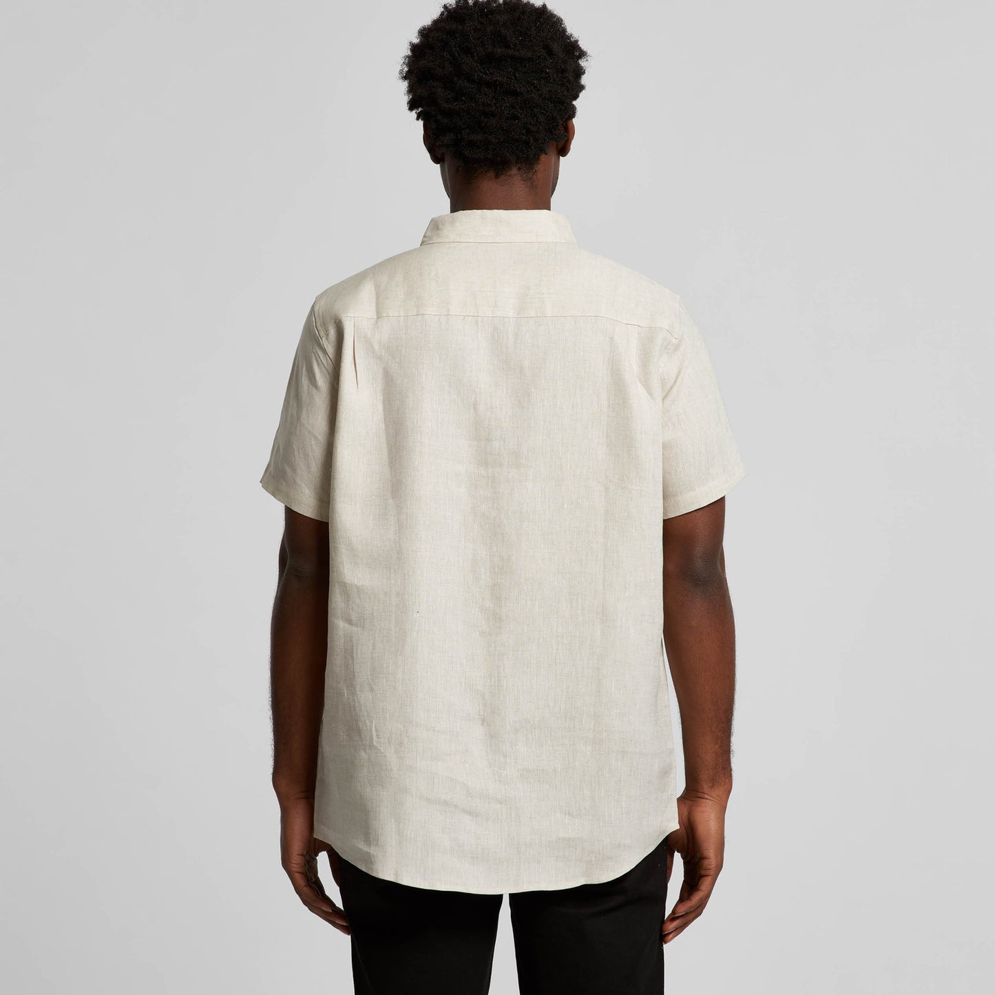 AS COLOUR LINEN S/S SHIRT-MEN’S