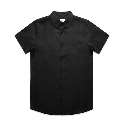 AS COLOUR LINEN S/S SHIRT-MEN’S