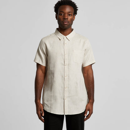 AS COLOUR LINEN S/S SHIRT-MEN’S