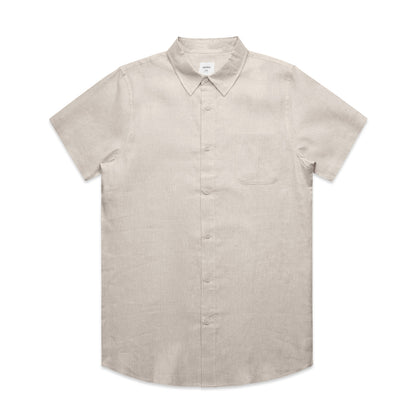 AS COLOUR LINEN S/S SHIRT-MEN’S