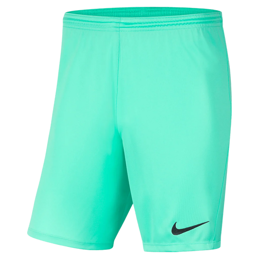 NIKE PARK 3 SHORTS TURQUOISE-YOUTH