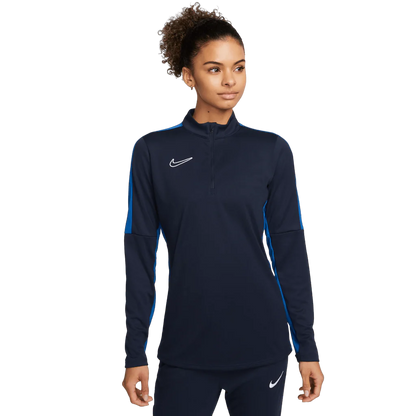 NIKE DRI-FIT ACADEMY 23 DRILL TOP NAVY-WOMENS