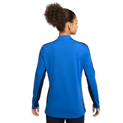 NIKE DRI-FIT ACADEMY 23 DRILL TOP ROYAL BLUE-WOMENS