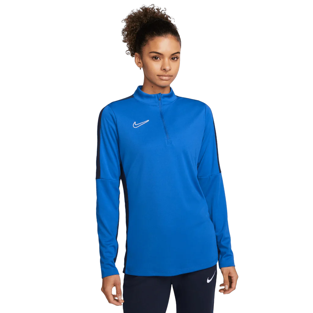 NIKE DRI-FIT ACADEMY 23 DRILL TOP ROYAL BLUE-WOMENS