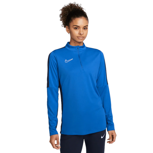 NIKE DRI-FIT ACADEMY 23 DRILL TOP ROYAL BLUE-WOMENS