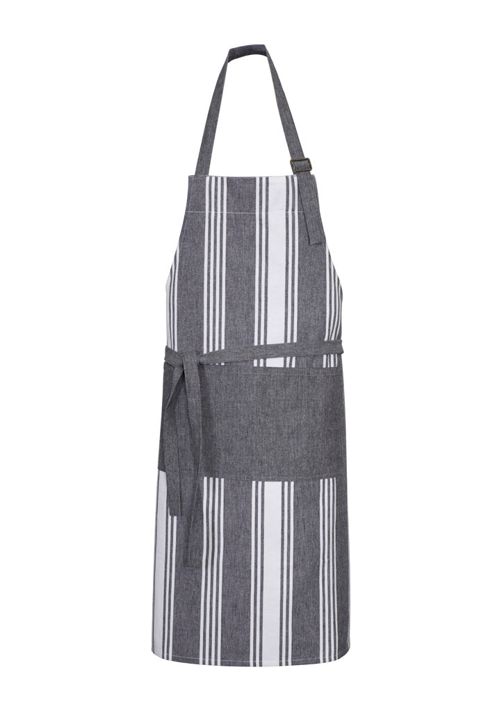 BIZ COLLECTION SALT APRON CHARCOAL-WHITE