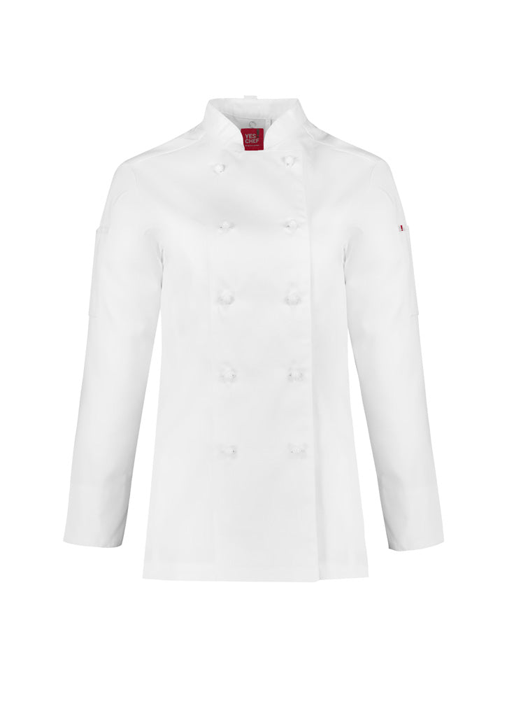 BIZ COLLECTION AL DENTE LONGE SLEEVE CHEF JACKET WOMENS