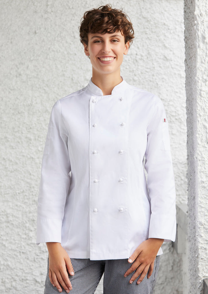 BIZ COLLECTION AL DENTE LONGE SLEEVE CHEF JACKET WOMENS