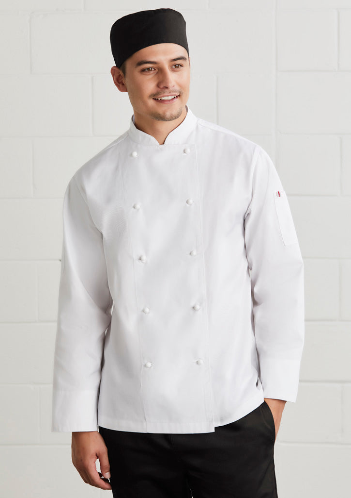 BIZ COLLECTION AL DENTE LONG SLEEVE CHEF JACKET MENS