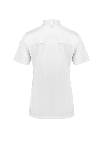 BIZ COLLECTION ZEST SHORT SLEEVE CHEF JACKET WOMENS