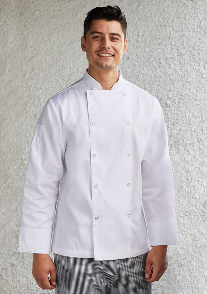 BIZ COLLECTION ZEST LONG SLEEVE CHEF JACKET