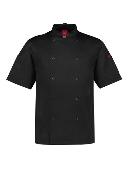 BIZ COLLECTION ZEST SHORT SLEEVE CHEF JACKET MENS