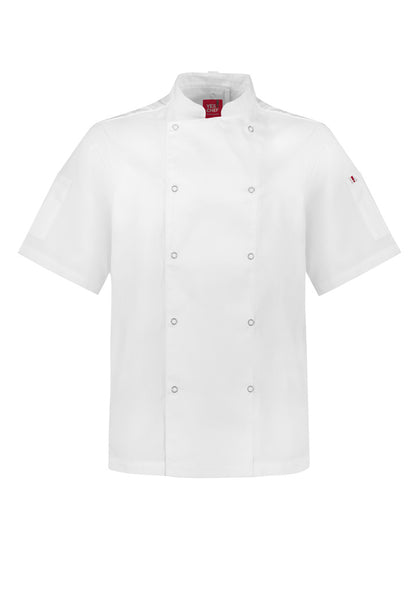 BIZ COLLECTION ZEST SHORT SLEEVE CHEF JACKET MENS