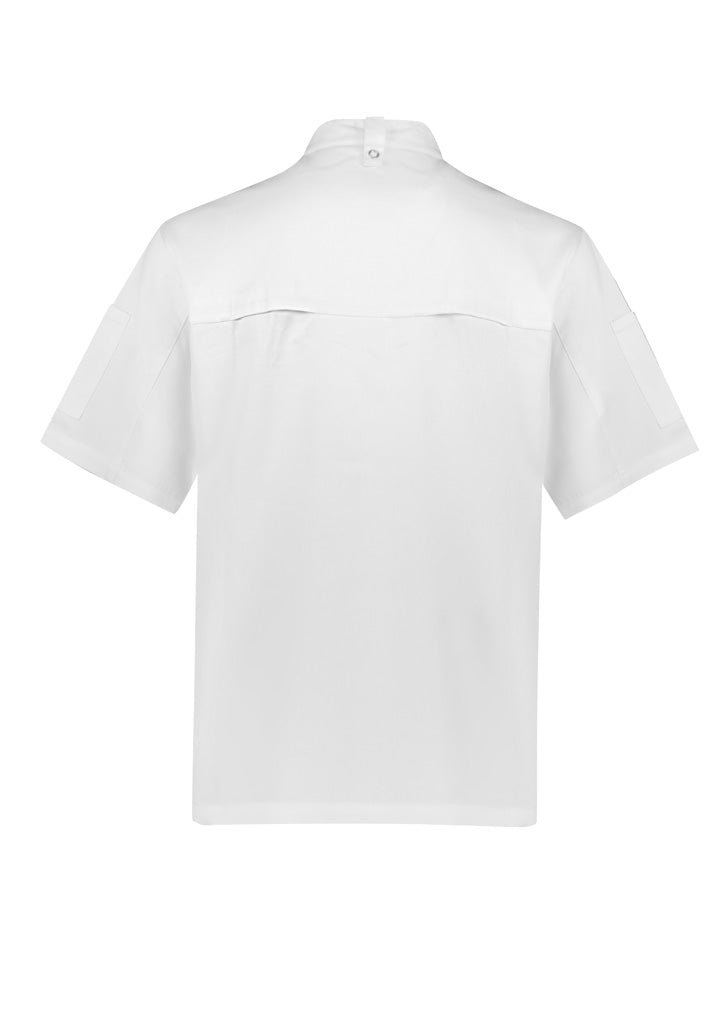 BIZ COLLECTION ZEST SHORT SLEEVE CHEF JACKET MENS