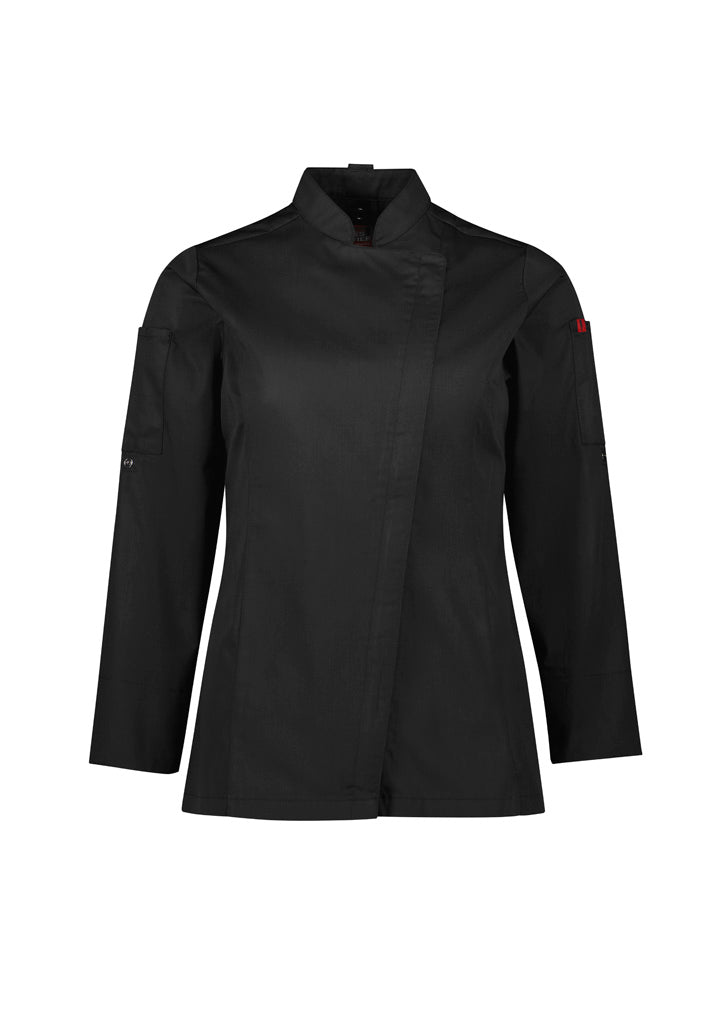 BIZ COLLECTION ALFRESCO LONG SLEEVE CHEF JACKET WOMENS