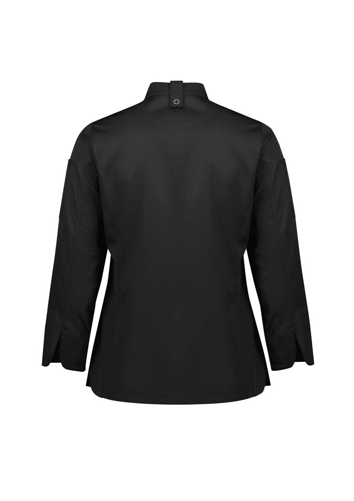 BIZ COLLECTION ALFRESCO LONG SLEEVE CHEF JACKET WOMENS