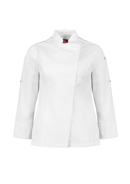 BIZ COLLECTION ALFRESCO LONG SLEEVE CHEF JACKET WOMENS