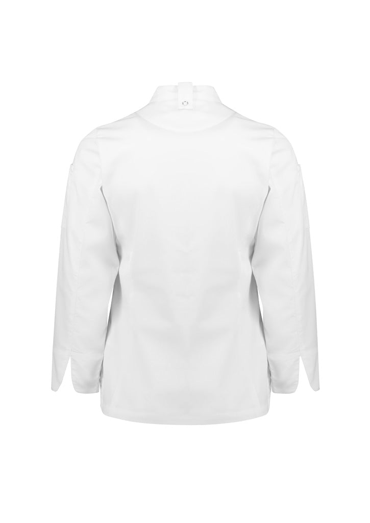 BIZ COLLECTION ALFRESCO LONG SLEEVE CHEF JACKET WOMENS