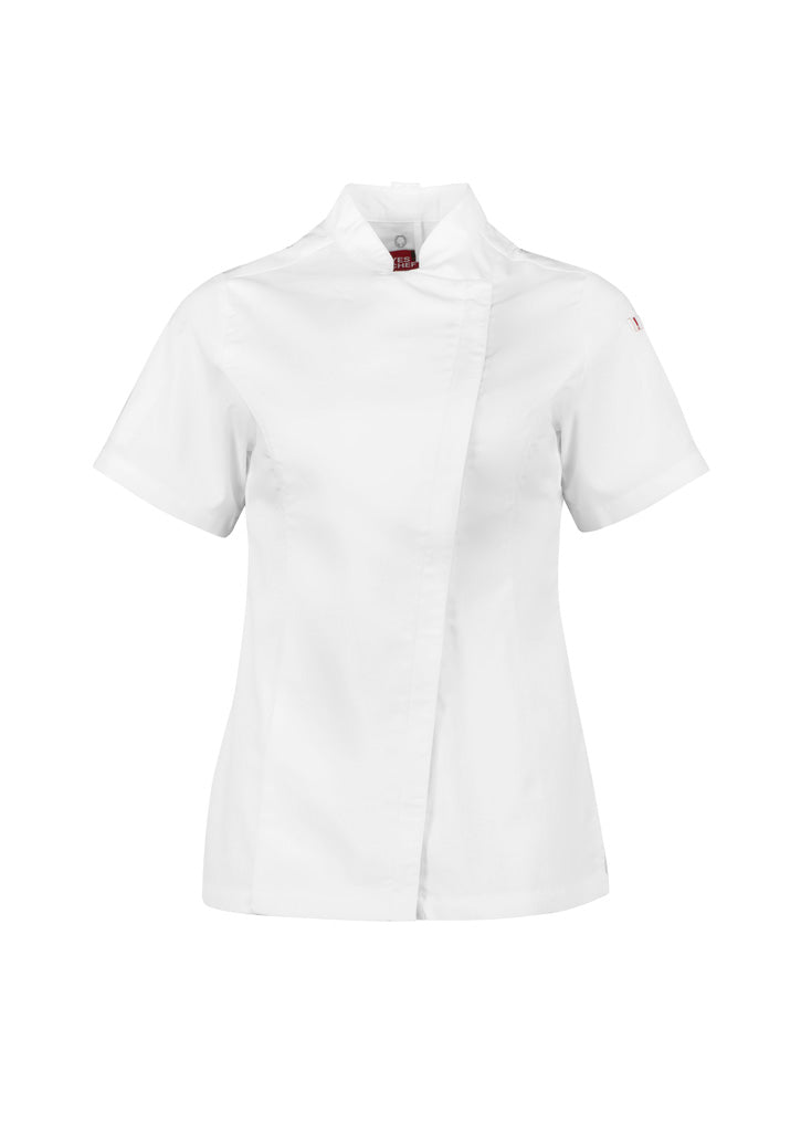 BIZ COLLECTION ALFRESCO SHORT SLEEVE CHEF JACKET WOMENS