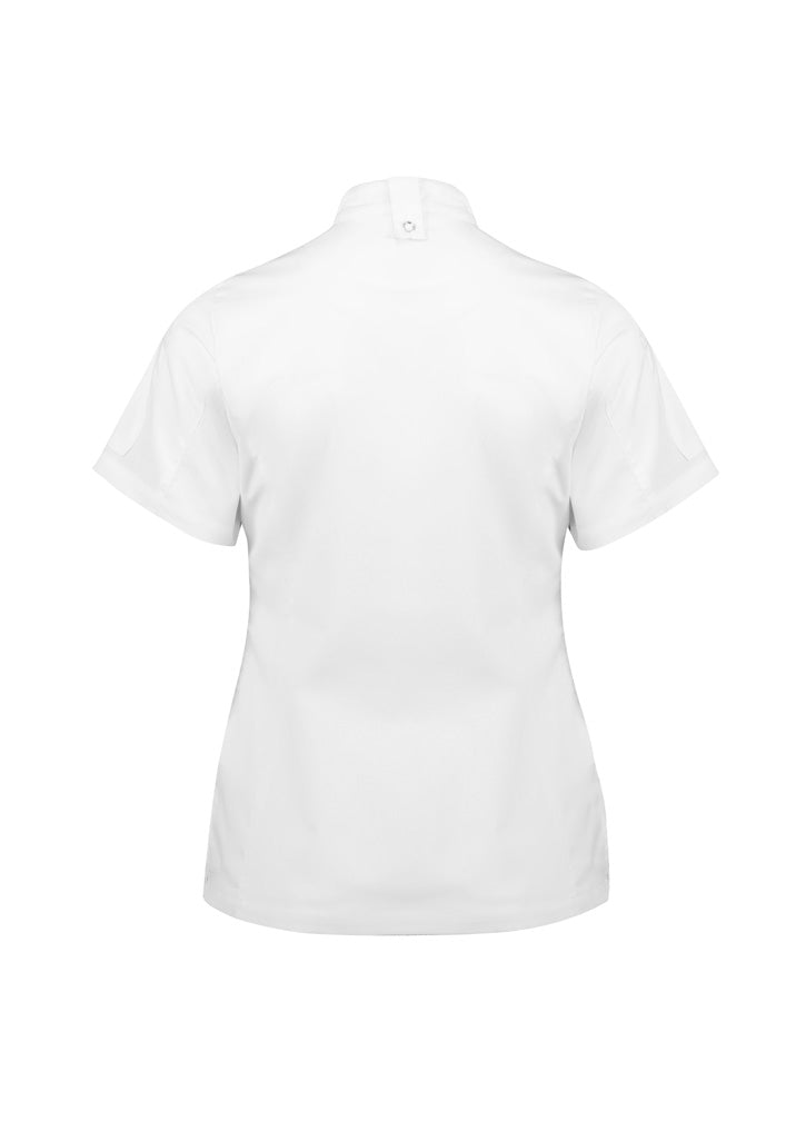 BIZ COLLECTION ALFRESCO SHORT SLEEVE CHEF JACKET WOMENS