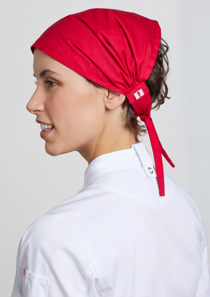 BIZ COLLECTION TWIST CHEF BANDANA