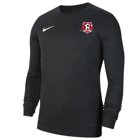 NIKE CHARLES STURT FC PARK 7 LONG SLEEVE JERSEY BLACK-MENS