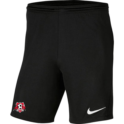 NIKE CHARLES STURT FC PARK 3 SHORTS BLACK-MENS