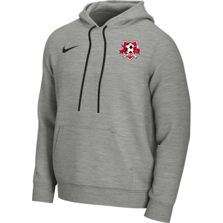 NIKE CHARLES STURT FC PARK HOODY GREY MARLE-MENS