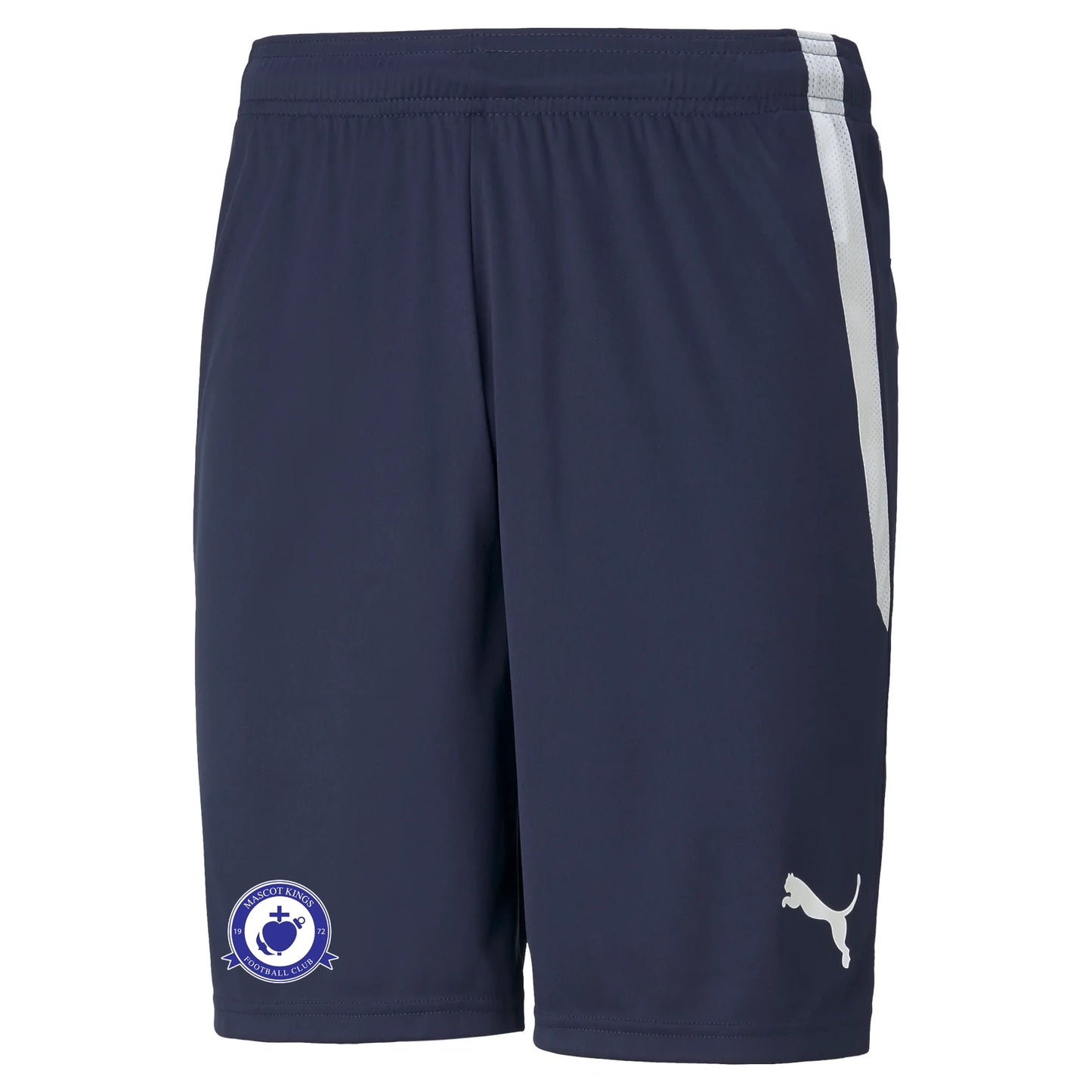 PUMA MASCOT KINGS FC TEAM LIGA SHORTS NAVY-YOUTH