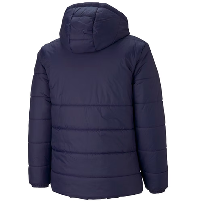 MASCOT KINGS PUMA TEAMLIGA HOODED PADDED JACKET NAVY-ADULTS