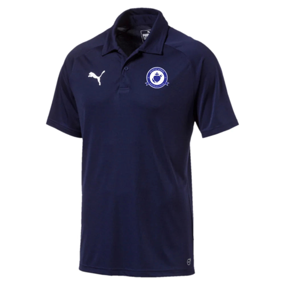 PUMA MASCOT KINGS FC LIGA SIDELINE POLO NAVY YOUTH