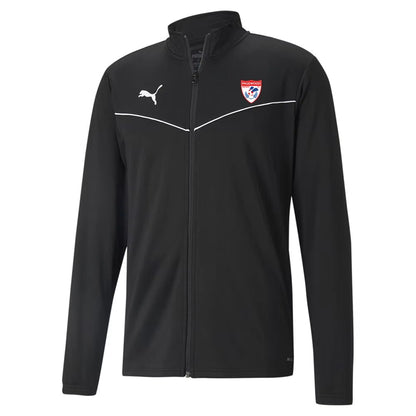 PUMA PAGEWOOD FC TEAM RISE FULL ZIP JACKET BLACK-ADULTS