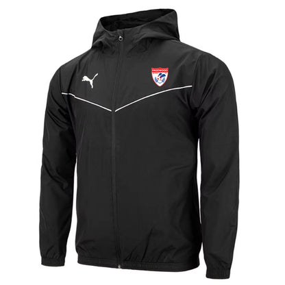 PUMA PAGEWOOD FC TEAM RISE ALL WEATHER JACKET BLACK-YOUTH