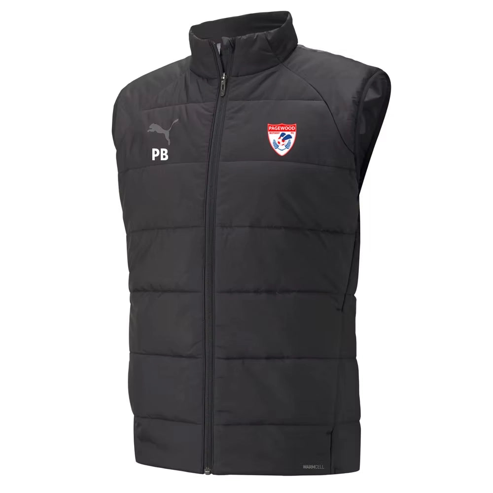 PUMA  PAGEWOOD FC TEAM LIGA VEST MENS BLACK