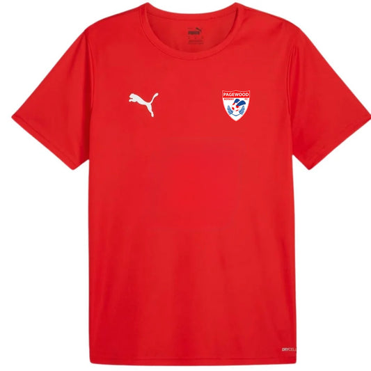 PUMA PAGEWOOD FC TEAM RISE JERSEY RED-ADULTS