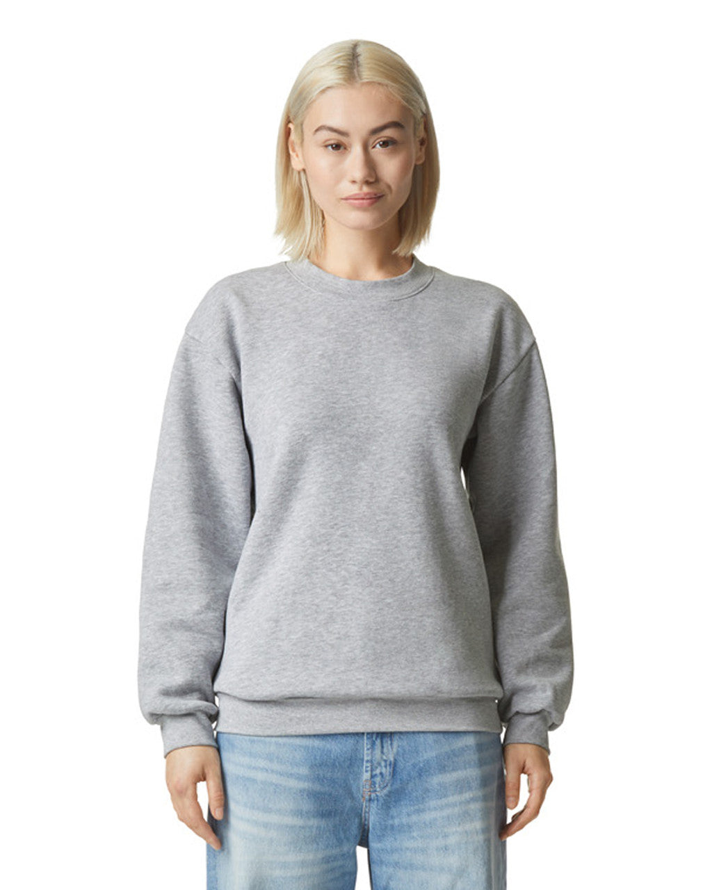 AMERICAN APPAREL REFLEX CREWNECK SWEATSHIRT-UNISEX