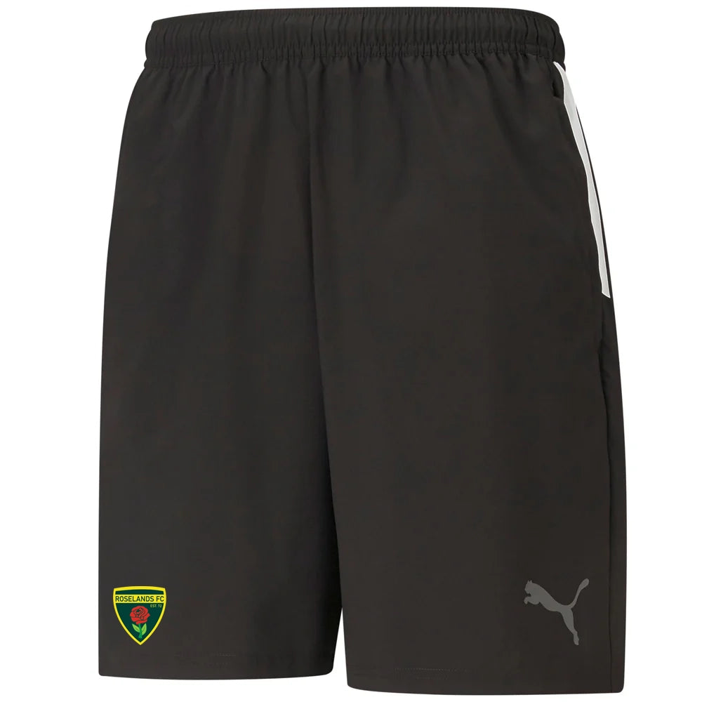 PUMA ROSELANDS FC LIGA SIDELINE SHORTS WOVEN BLACK MEN'S