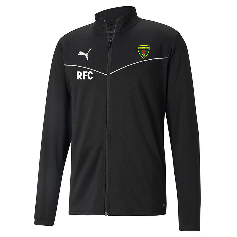 PUMA ROSELANDS FC TEAM RISE FULL ZIP JACKET BLACK-YOUTH