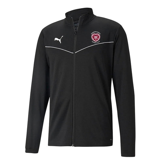 PUMA UNANDERRA HEARTS FC TEAMRISE TRAINING JACKET-BLACK ADULTS